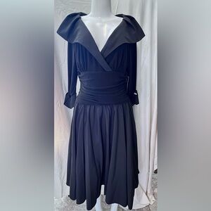 NWT Jessica Howard 1950 style dress Sz 12 black